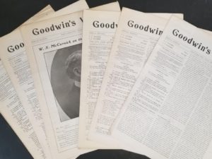 Goodwin’s Weekly Newspapers — 1904 — No’s 3 thru 8 — Salt Lake City, Utah
