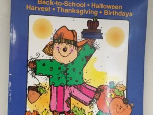 Clip Art for Fall – Back-To-School – Halloween Harvest – Thanksgiving – Birthdays — Large Size Softcover — Unused Clip Art Book