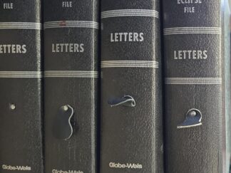 4 Unique Boxs with Snaps to Close Them --- Full of Photocopies of Patriarchal Blessings --- Some by Hyrum Smith