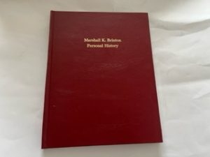 1991- Marshall K. Brinton Personal History-