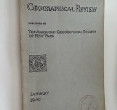 1940- Geographical Review January 1940- The American Geographical Society of New York