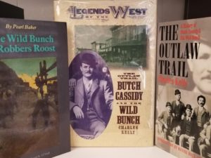 3 Books on Outlaws of the West — The Outlaw Trail by Charles Kelly / The Wild Bunch at Robbers Roost by Pearl Baker / Legends of the West – Outlaw Trail – Butch Cassidy & The Wild Bunch by Charles Kelly