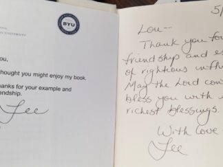 Righteous Influence -- Lee Tom Perry -- Inscribed and Signed by the Author!