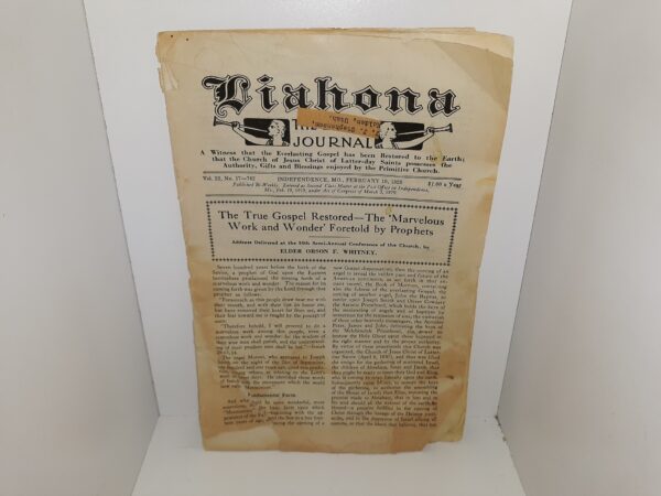 Liahona, The Elders’ Journal: Vol. 22, No. 17—762, February 10, 1925 (1925)