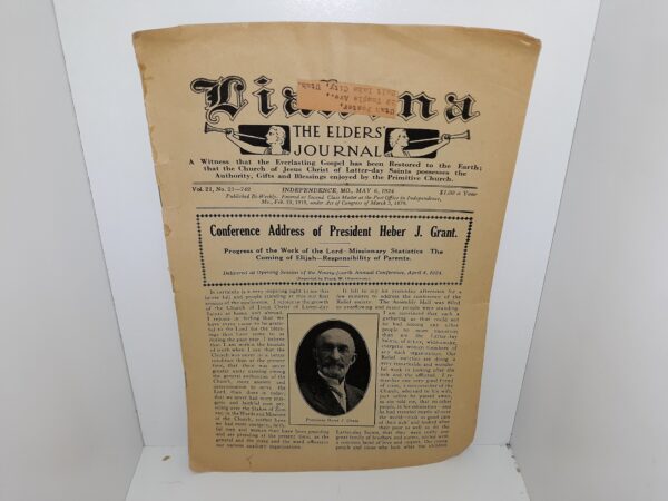 Liahona, The Elders’ Journal: Vol. 21, No. 23—742, May 6, 1924 (1924)