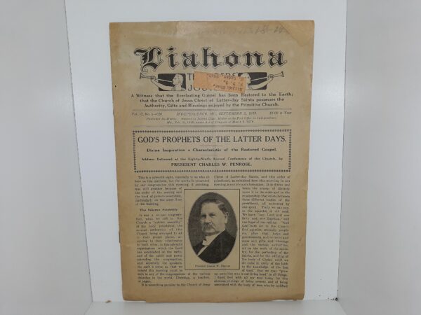 Liahona, The Elders’ Journal: Vol. 17, No. 5—620, September 2, 1919 (1919)