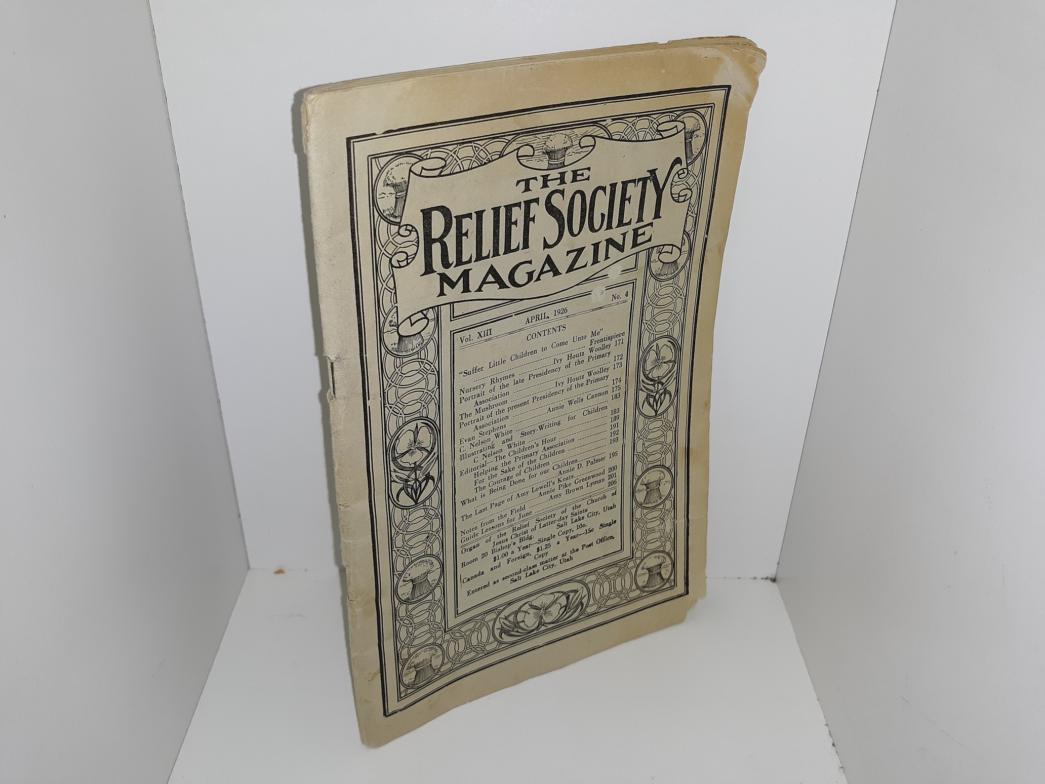The Relief Society Magazine: Vol. 13, No. 4, April, 1926 (1926)