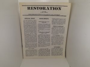 Restoration: Vol. 3, No. 3, July 1984 (1984)