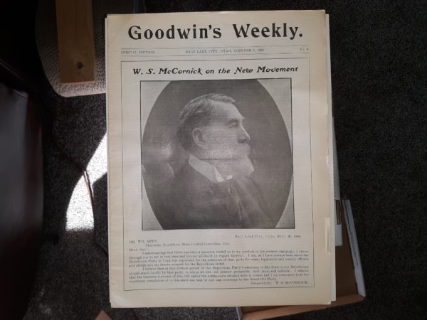 Goodwin’s Weekly: No. 6, Salt Lake City, Utah, October 1, 1904 (Special edition) (Newspaper) (1904)