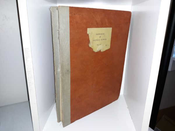 Principles of Political Science (1950) ~ by Armand-Jean Baldwin