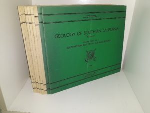 State of California Department of Natural Resources: Geology of Southern California: Bulletin 170 Set of 8 Booklets (See Details)