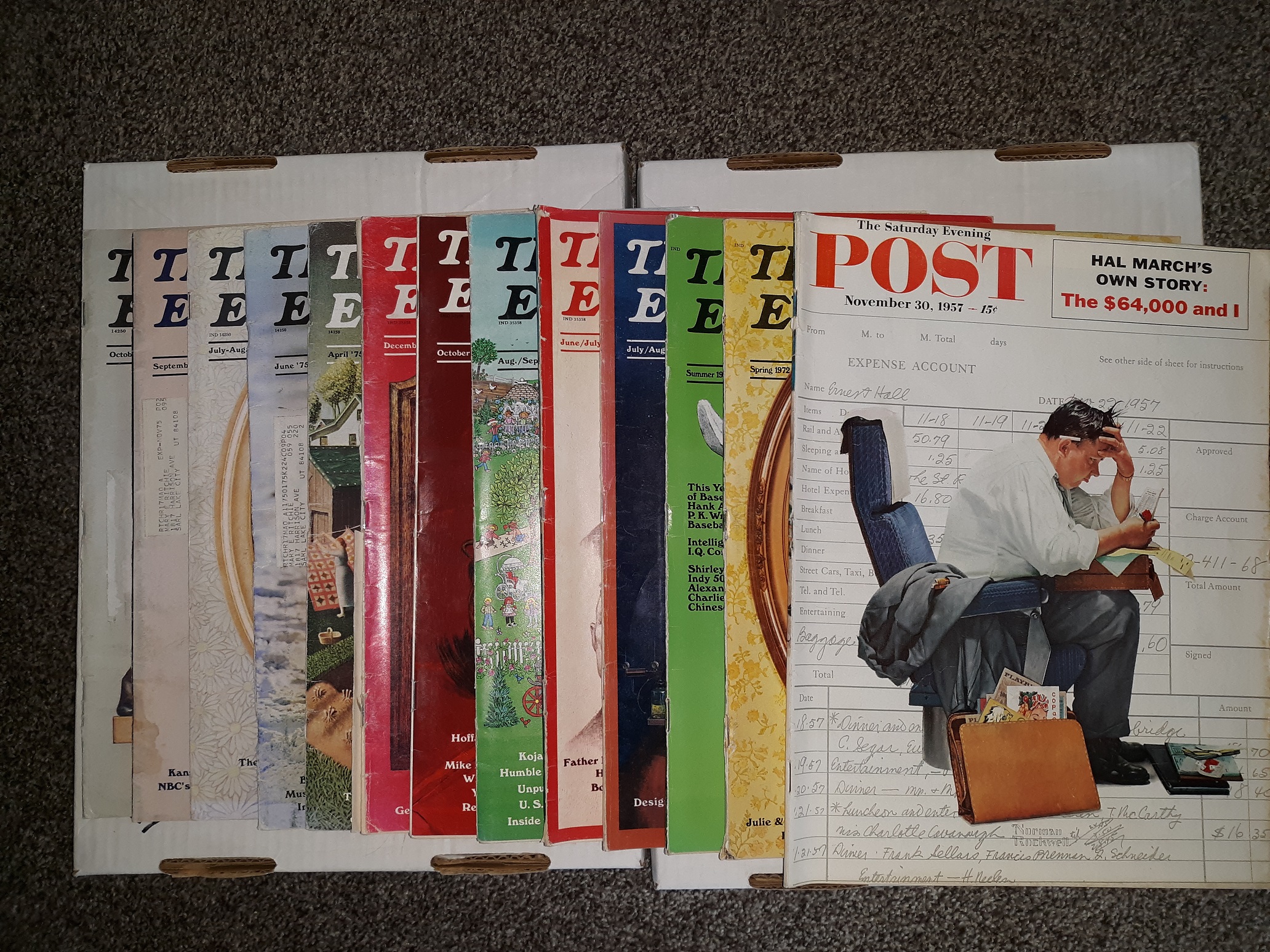 14 Issues of The Saturday Evening Post (See Details)