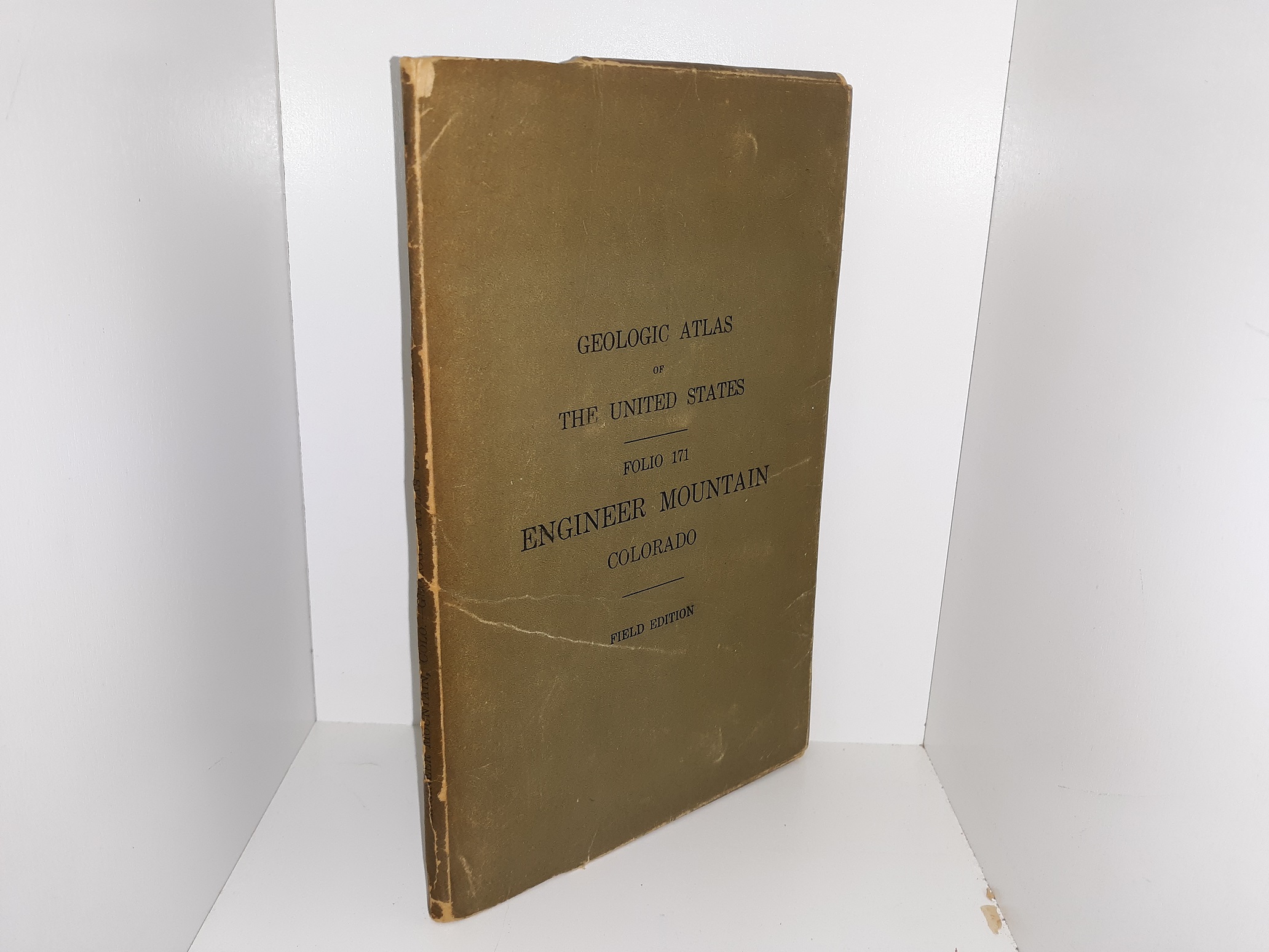 Geologic Atlas of the United States: Folio 171, Engineer Mountain Colorado (Field Edition) (1910) ~ by Whitman Cross