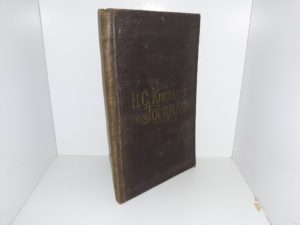 H.C. Kimball’s Journal (1882) ~ by H.C. Kimball