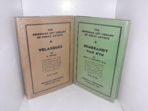 2 Art Books: Rembrandt Van Rÿn / Velasquez (See Details)
