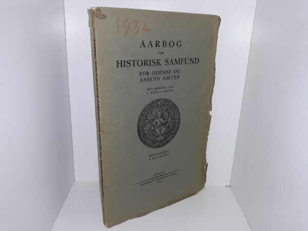 Aarbog for Historisk Samfund for Odense og Assens Amter (Danish: Yearbook of the Historical Society for the Counties of Odense and Assens) (1934)
