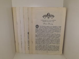 6 LDS Daughters of Utah Pioneers Pamphlets (See Details)