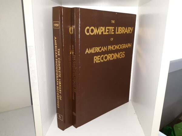 2 Vols. of The Complete Library of American Phonograph Recordings (See Details)