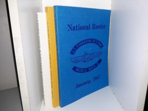 3 U.S. Submarine Veterans of World War II National Rosters (See Details)