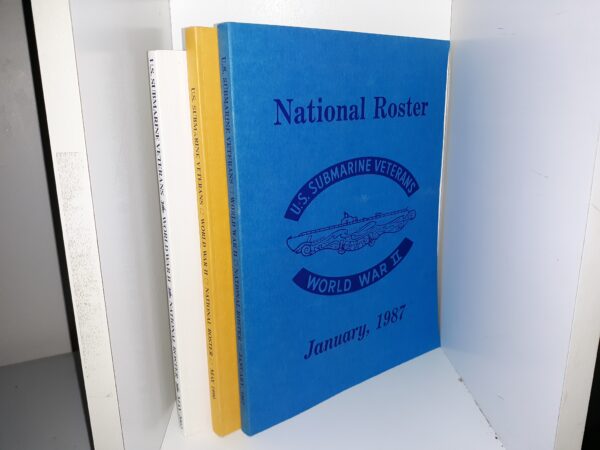 3 U.S. Submarine Veterans of World War II National Rosters (See Details)