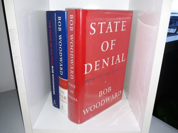 3 Books on Politics by Bob Woodward: State of Denial: Bush at War, Part III / The War Within: A Secret White House History, 2006-2008 / The price of Politics (See Details)