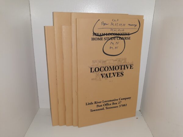 5 Steam Locomotive Home Study Course Booklets (See Details)
