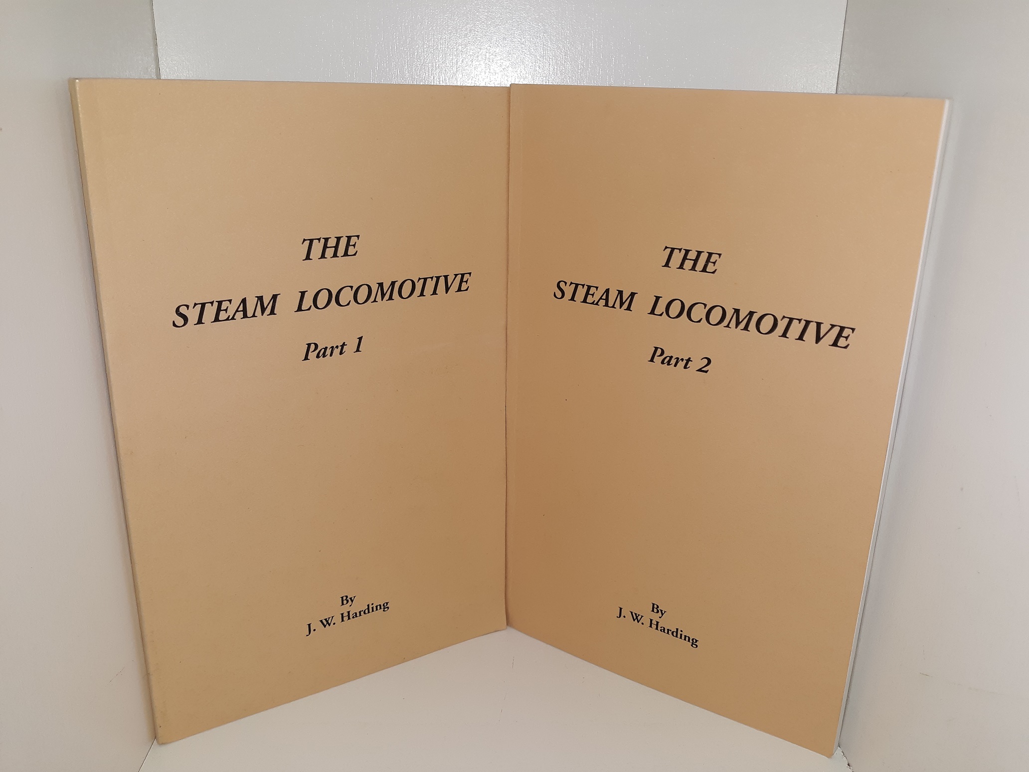 The Steam Locomotive 2 Vol. Set (2000) ~ by J. W. Harding