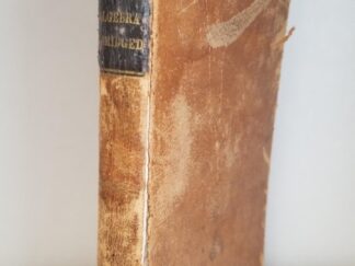 1848 — Elements of Algebra Being An Abridgement of Day’s Algebra, Adapted to the Capacities of the Young …   — James B. Thomson — Leather Binding