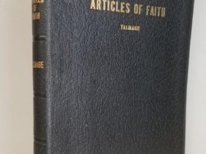 1963 — Articles of Faith — James E. Talmage — Bendable Black Leather Binding