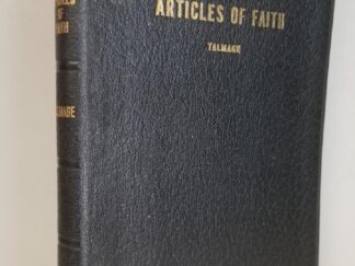 1963 --- Articles of Faith -- James E. Talmage -- Bendable Black Leather Binding