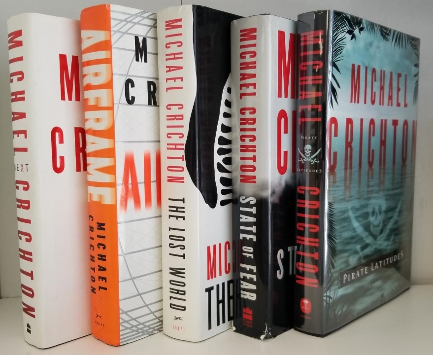 Five Book Bundle — 5 Books by Michael Crichton — Next / Airframe