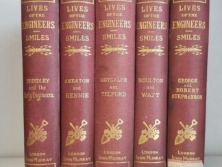 1874 --- Lives of the Engineers --- Samuel Smiles  --- 5 Volumes --- Each Signed in 1897 by LDS Apostle Richard R. Lyman (Apostle and Engineer)