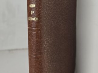 LDS, Brown, Vinyl, Pocket Edition, Book of Mormon (1976)