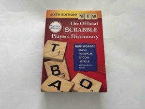 2018- The Official Scrabble Players Dictionary (Sixth Edition)- Merriam-Webster