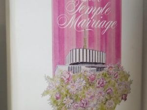 Our Temple Marriage — White Binder — Ogden Temple (The Old Ogden Temple) — Book is Unused / Box is Damaged