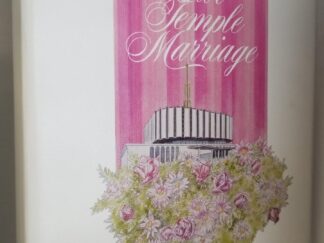 Our Temple Marriage — White Binder — Ogden Temple (The Old Ogden Temple) — Book is Unused / Box is Damaged