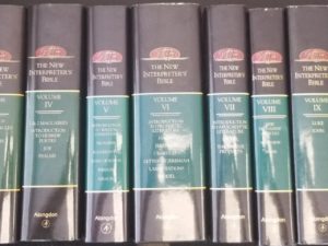 1994 — NIB — The New Interpreter’s Bible — 12 Volume Set — Hardbounds with Dust Jackets — Over 2 Feet Wide on the Shelf