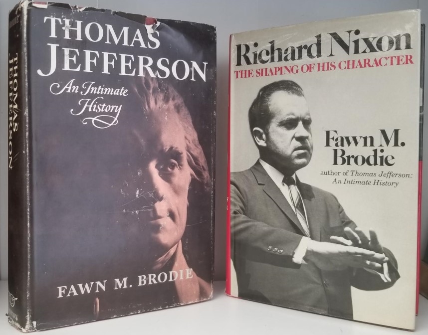 2 Books by Fawn M. Brodie Thomas Jefferson An Intimate History