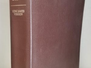 1982 — Holy Bible — Brown Leather — LDS Church Employee Leather Christmas Gift Edition