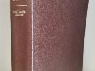 1982 -- Holy Bible -- Brown Leather -- LDS Church Employee Leather Christmas Gift Edition