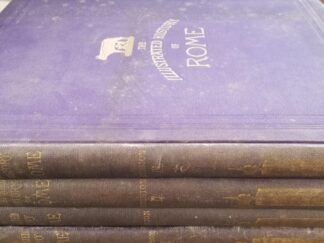 1883 / 1884 --- The Illustrated History of Rome --- Volumes 2-5 --- Partial Set --- Large Folio Size Volumes --- Dean Liddell --- RARE
