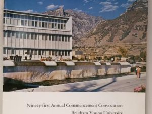 Ninety-First Annual Commencement Convocation, Brigham Young University, George Albert Smith Fieldhouse, Friday, May 27, 1966 — Softbound