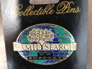FamilySearch ww Support — Collectible Pins — Symbol Arts
