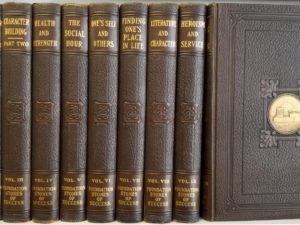 Foundation Stones of Success — 10 Volume Set — Matching Brown Hardcover Set — Very Nice — Edwin Markham, Editor-in-Chief