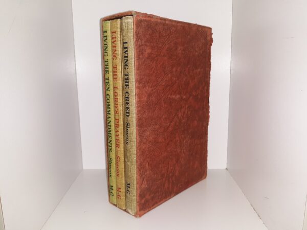 Set of 3 Religion Books by Carroll E. Simcox w/ Slip-Box (1957, 1958)