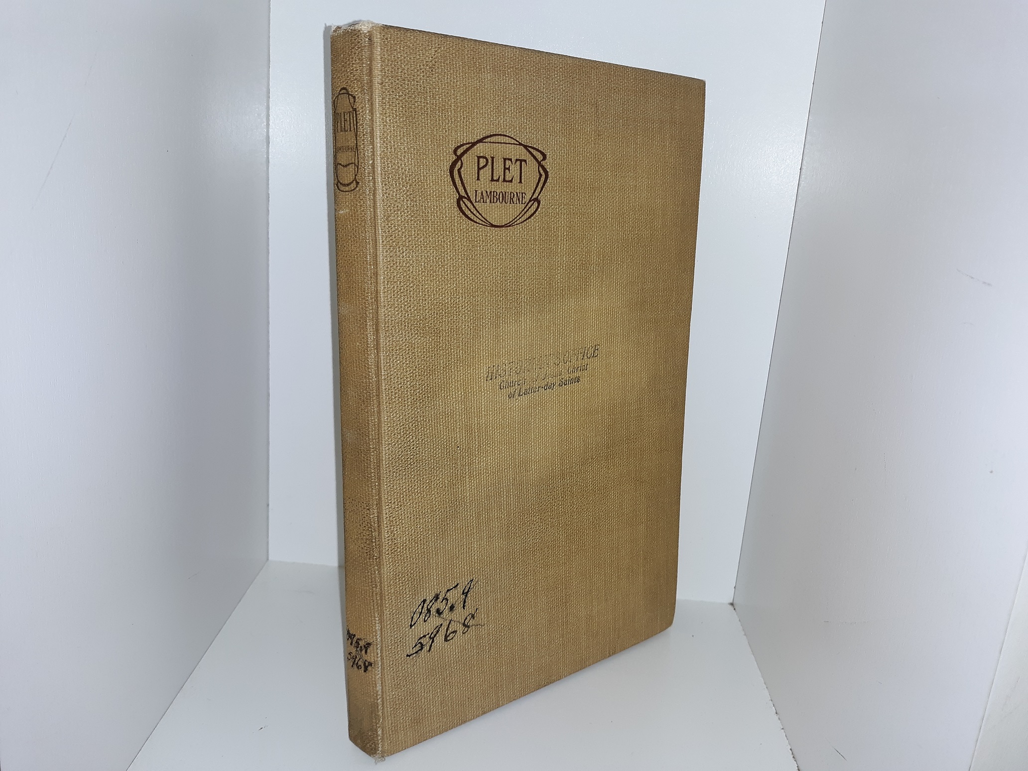 Plet: A Christmas Tale of the Wasatch (Ex-Library) (1906) ~ by Alfred Lambourne