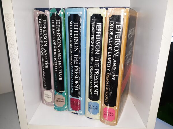 Biography about Thomas Jefferson by Dumas Malone 5 Vols. (Incomplete Set) (See Details)