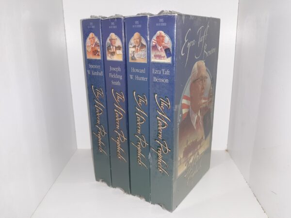 4 VHS Tapes on Church Presidents: Spencer W. Kimball / Joseph Fielding Smith / Howard W. Hunter / Ezra Taft Benson (New) (See Details)