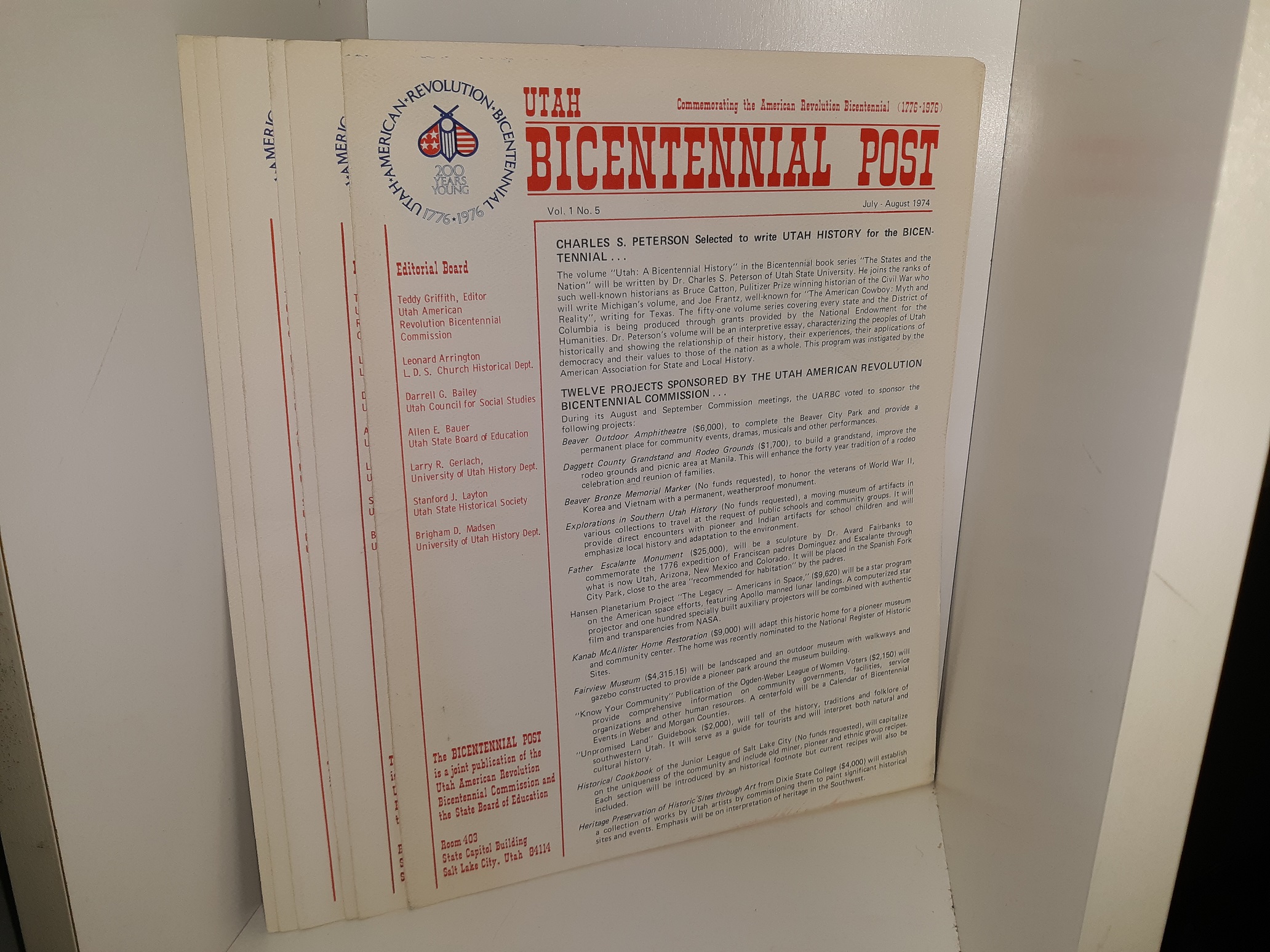 Utah Bicentennial Post Vols. 1-5 (1973-1974)