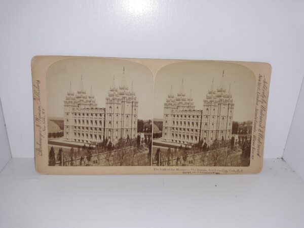 1 LDS Stereoview of the Salt Lake Temple (1894)